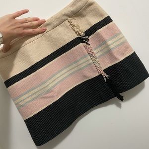 BCBG MaxAzria canvas mini skirt